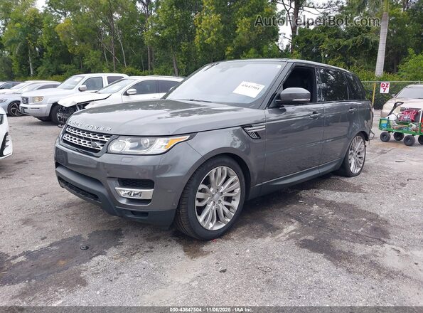 SALWR2FV7HA161359 2017 LAND ROVER RANGE ROVER SPORT Серый Передняя левая четверть