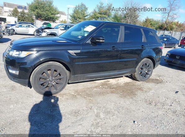 SALWR2KF4GA637659 2016 LAND ROVER RANGE ROVER SPORT Black Vista tres cuartos delantera izquierda