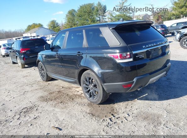 SALWR2KF4GA637659 2016 LAND ROVER RANGE ROVER SPORT Black Trasero izquierdo
