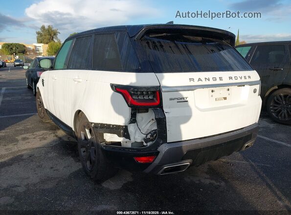 SALWR2RV2KA419242 2019 LAND ROVER RANGE ROVER SPORT White Tył lewy