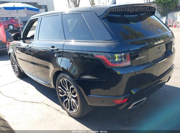 SALWR2SE0MA761432 2021 LAND ROVER RANGE ROVER SPORT Черный Задняя левая четверть