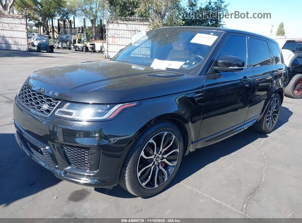 SALWR2SE0MA761432 2021 LAND ROVER RANGE ROVER SPORT Черный Передняя левая четверть
