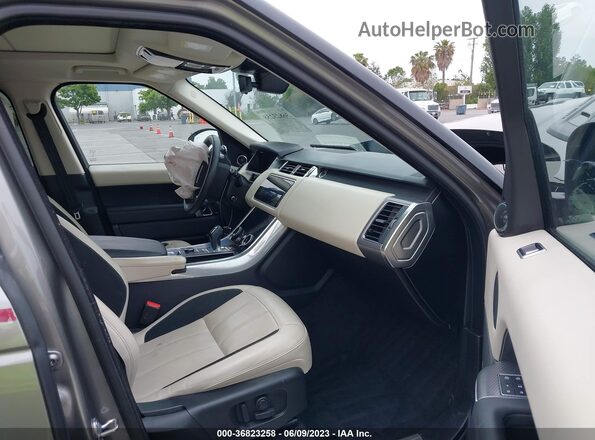 SALWR2SE7NA235431 2022 LAND ROVER RANGE ROVER SPORT Серый Вид салона спереди