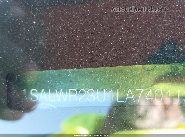 SALWR2SU1LA740112 2020 LAND ROVER RANGE ROVER SPORT Black Շարժիչի բաժամունքի տեսք