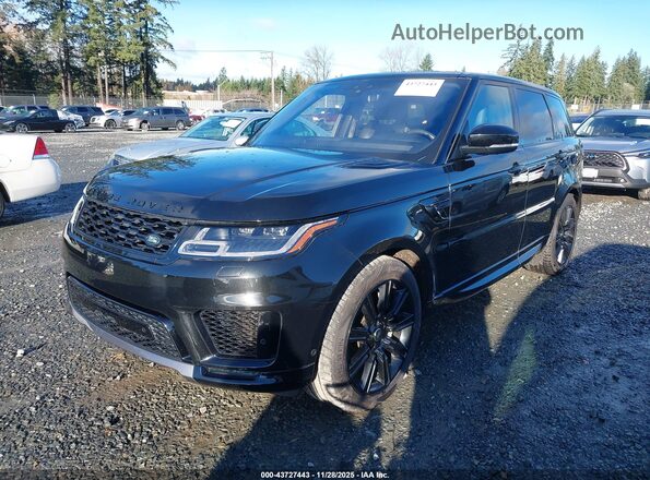 SALWR2SU5MA749770 2021 LAND ROVER RANGE ROVER SPORT Black წინა მარცხენა ხედი სამი მეოთხედიდან