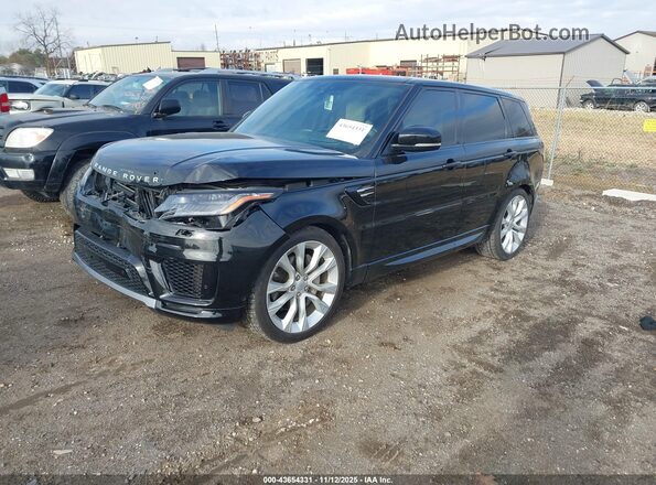 SALWR2SU6LA718722 2020 LAND ROVER RANGE ROVER SPORT Черный Передняя левая четверть