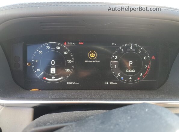 SALWR2SUXLA895337 2020 LAND ROVER RANGE Silver Widok zestawu wskaźników