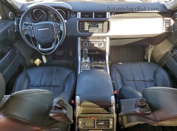 SALWR2VF1GA638800 2016 LAND ROVER RANGE Белый Вид панели приборов
