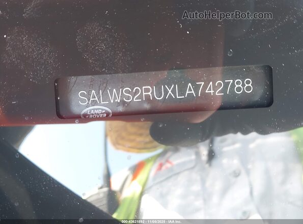 SALWS2RUXLA742788 2020 LAND ROVER RANGE ROVER SPORT Gray Շարժիչի բաժամունքի տեսք