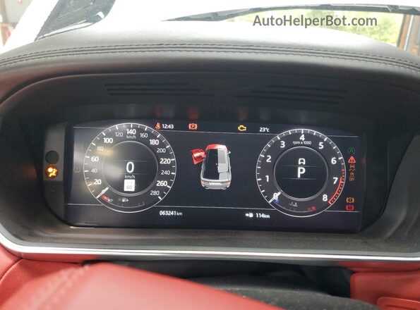 SALWV2SE8LA718127 2020 LAND ROVER RANGE Белый Вид щитка приборов