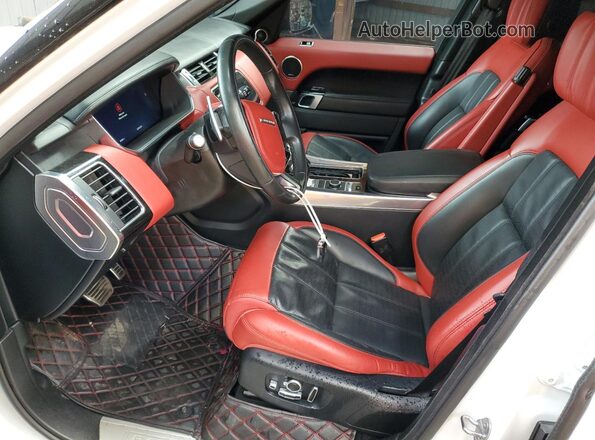 SALWV2SE8LA718127 2020 LAND ROVER RANGE Белый Вид салона спереди