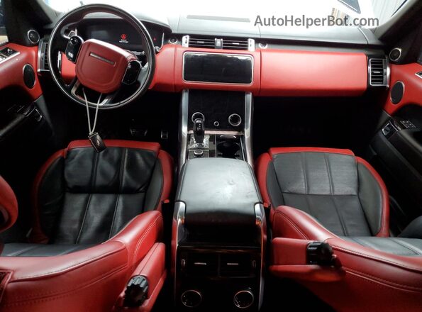 SALWV2SE8LA718127 2020 LAND ROVER RANGE Белый Вид панели приборов