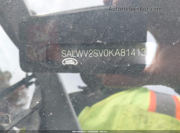 SALWV2SV0KA814137 2019 LAND ROVER RANGE ROVER SPORT White Вид підкапотного простору