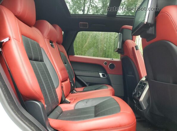 SALWV2SV2JA411758 2018 LAND ROVER RANGE Белый Вид задней части салона