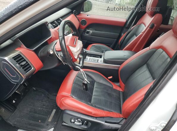 SALWV2SV2JA411758 2018 LAND ROVER RANGE Белый Вид салона спереди