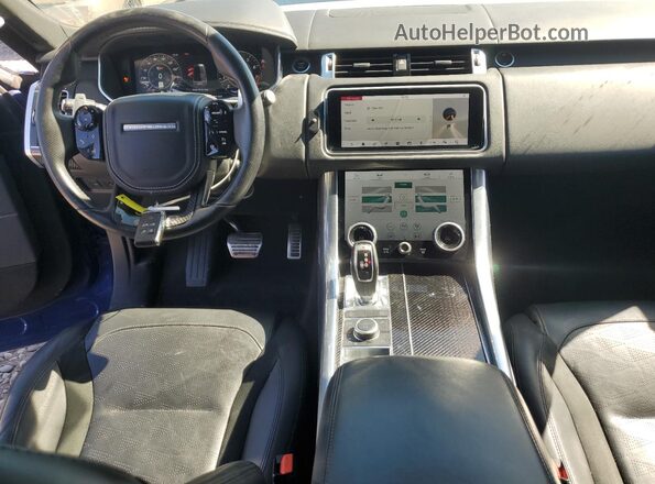SALWZ2RE2LA881768 2020 LAND ROVER RANGE Blue Vista del salpicadero