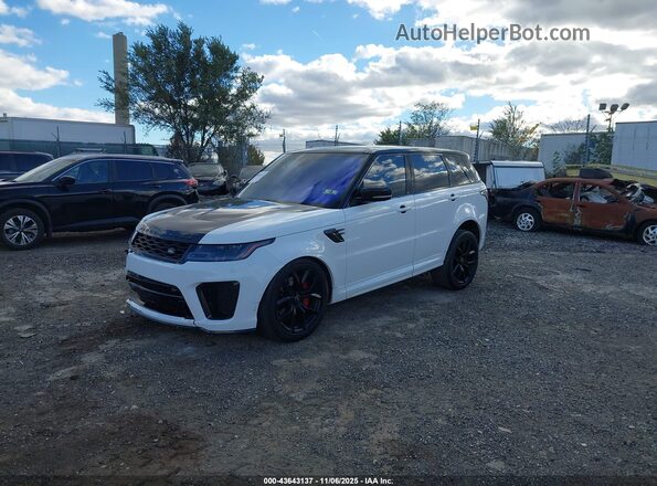 SALWZ2RE9LA727591 2020 LAND ROVER RANGE ROVER SPORT White Առջևի ձախ երեք քառորդ տեսարան