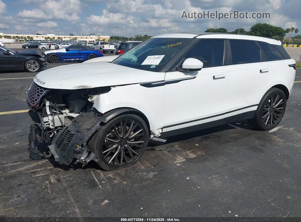SALYB2EX5LA255250 2020 LAND ROVER RANGE ROVER VELAR White Առջևի ձախ երեք քառորդ տեսարան
