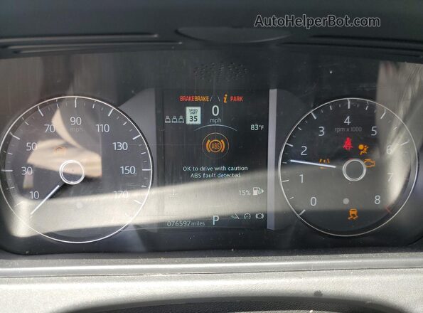 SALYB2EXXLA249976 2020 LAND ROVER RANGE Black Սարքավորումների վահանակի տեսք