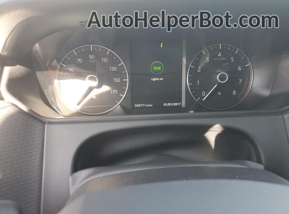 SALYK2EX0LA269511 2020 LAND ROVER RANGE Black Instrument cluster view