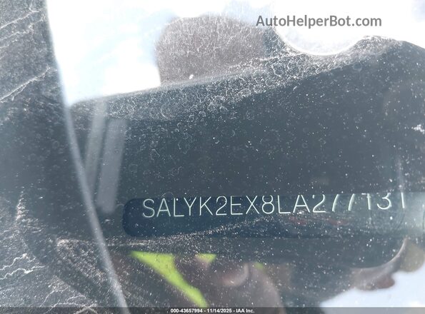 SALYK2EX8LA277131 2020 LAND ROVER RANGE ROVER VELAR White 