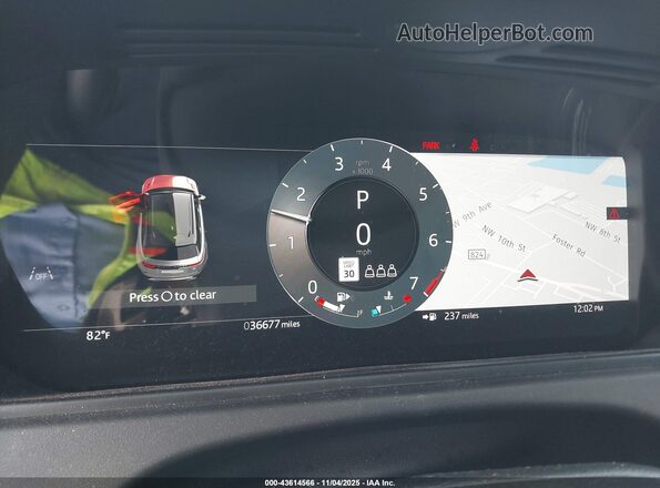 SALYL2EX1SA395470 2025 LAND ROVER RANGE ROVER VELAR Черный Вид задних сидений