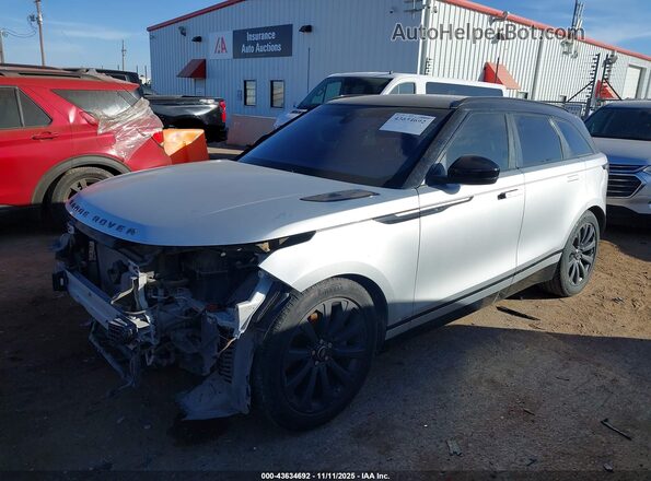 SALYL2RV3JA761114 2018 LAND ROVER RANGE ROVER VELAR Silver წინა მარცხენა ხედი სამი მეოთხედიდან