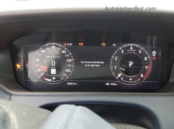 SALYM2EV6LA284068 2020 LAND ROVER RANGE White Instrument cluster view
