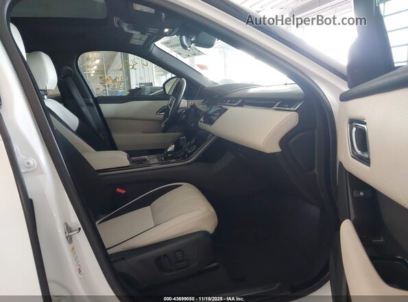 SALYT2EX4NA346283 2022 LAND ROVER RANGE ROVER VELAR White Widok wnętrza z przodu
