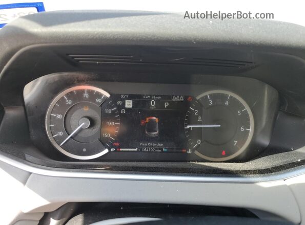 SALZJ2FX1LH083358 2020 LAND ROVER RANGE Gray ხელსაწყოთა პანელის ხედი
