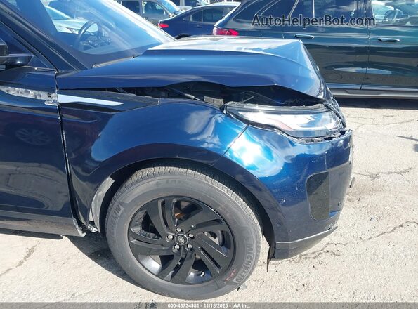 SALZJ2FX8MH138048 2021 LAND ROVER RANGE ROVER EVOQUE Dark Blue Front view
