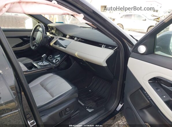 SALZL2GX2LH053164 2020 LAND ROVER RANGE ROVER EVOQUE Black Widok wnętrza z przodu