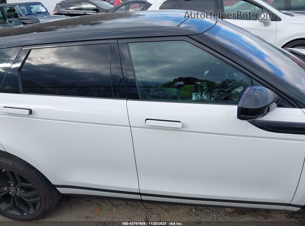 SALZP2FX1LH076327 2020 LAND ROVER RANGE ROVER EVOQUE White 360 interior view