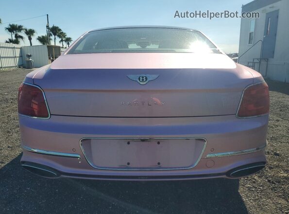 SCBBB6ZG3MC085526 2021 BENTLEY OTHER Pink Вид ззаду
