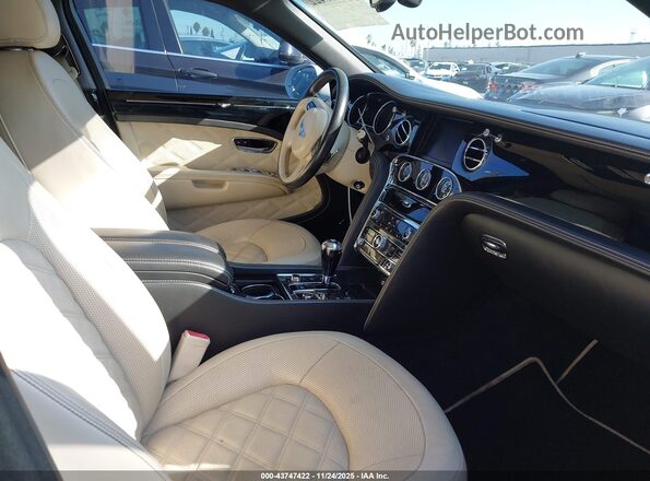 SCBBG7ZH3GC002262 2016 BENTLEY MULSANNE Белый Вид салона спереди