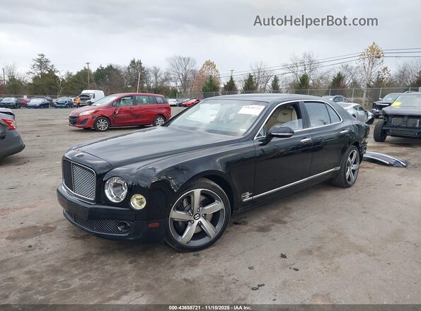 SCBBG7ZHXGC002338 2016 BENTLEY MULSANNE Черный Передняя левая четверть