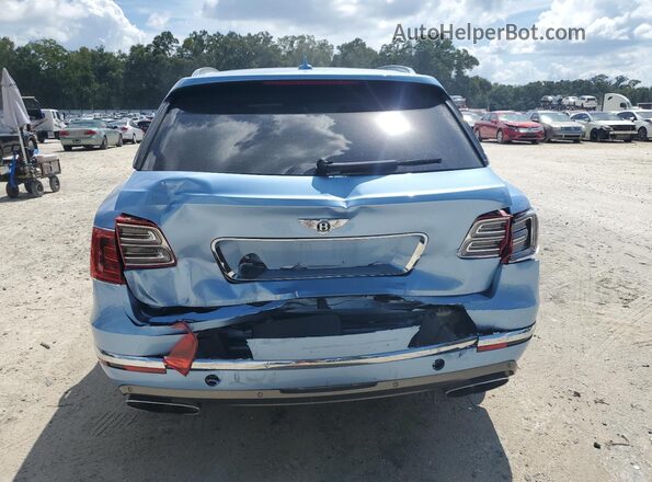 SJAAC2ZV2HC014788 2017 BENTLEY BENTAYGA Blue Vista trasera
