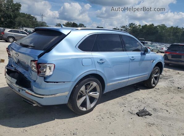 SJAAC2ZV2HC014788 2017 BENTLEY BENTAYGA Blue Trasero derecho
