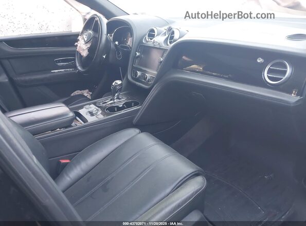 SJAAM2ZV5KC027054 2019 BENTLEY BENTAYGA Black Widok wnętrza z przodu