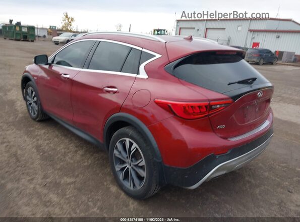 SJKCH5CR2KA011007 2019 INFINITI QX30 Red Հետևի ձախ