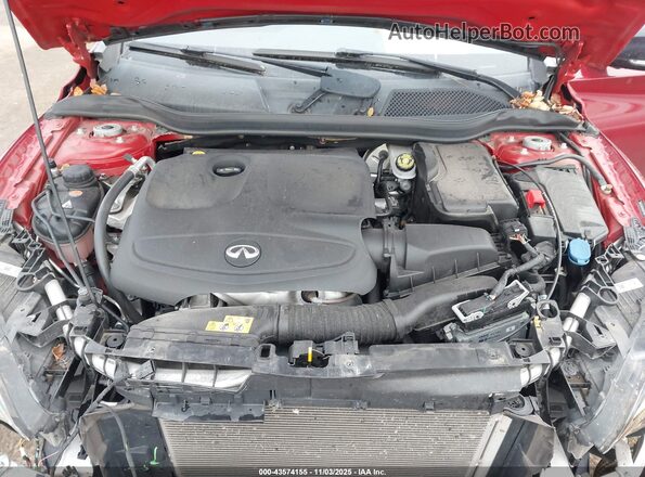 SJKCH5CR2KA011007 2019 INFINITI QX30 Red Հետևի տեսք