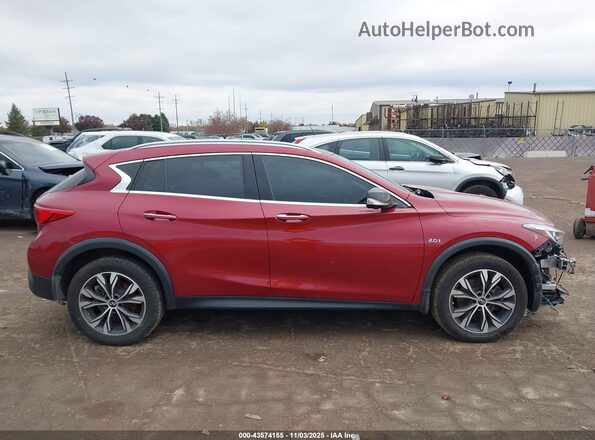 SJKCH5CR2KA011007 2019 INFINITI QX30 Red Սալոնի հետևի տեսք