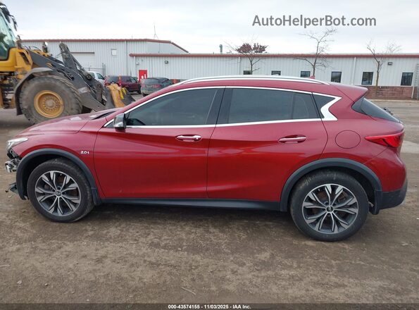 SJKCH5CR2KA011007 2019 INFINITI QX30 Red Սալոնի 360 աստիճան տեսք