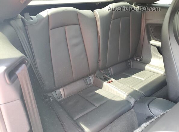 TRUC5AFV4J1010944 2018 AUDI TT Black Rear seats view