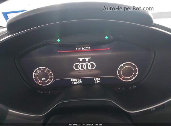 TRUC5AFV6G1022182 2016 AUDI TT White Vista de los asientos traseros