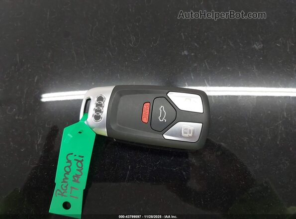 TRUC5AFV8H1009211 2017 AUDI TT Black Dashboard view