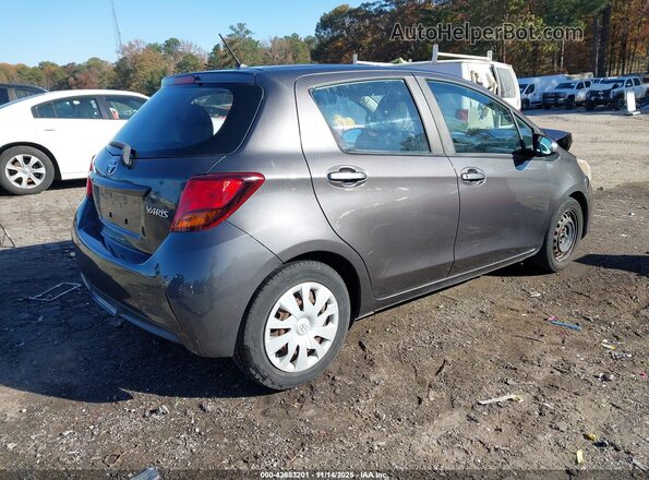 VNKKTUD35HA078542 2017 TOYOTA YARIS Gray Rear right
