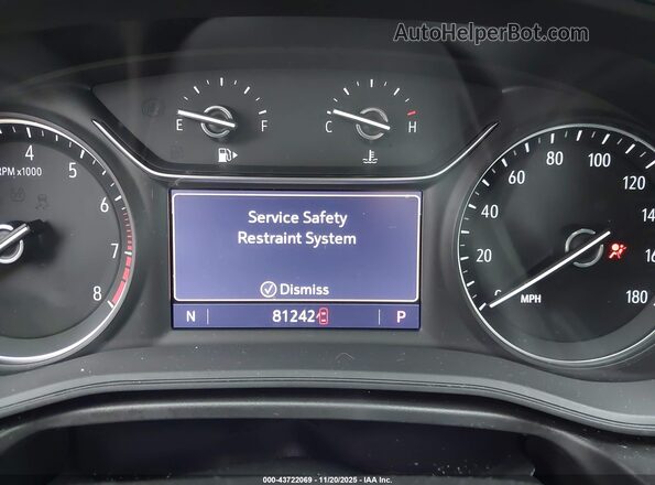 W04GL6SX4K1032492 2019 BUICK REGAL Серебряный Вид задних сидений