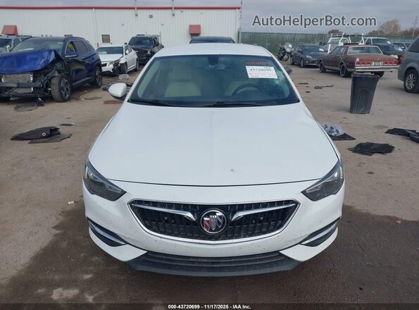 W04GL6SX8J1061458 2018 BUICK REGAL White Instrument cluster view