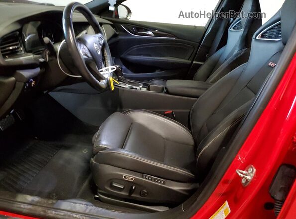 W04GS6SS5K1006491 2019 BUICK REGAL Red Widok wnętrza z przodu
